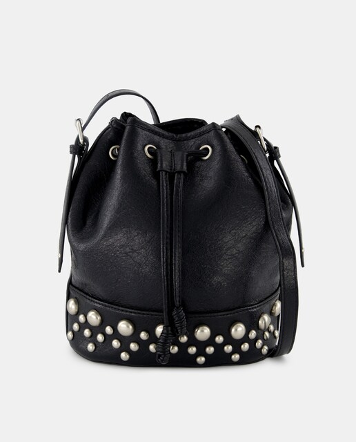 Imagen 0 de Bandolera con tachas y doble cadena