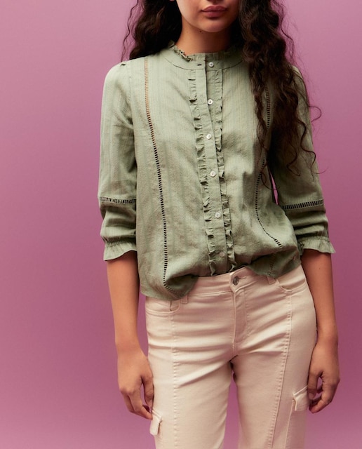Imagen 0 de Blusa de mujer manga larga