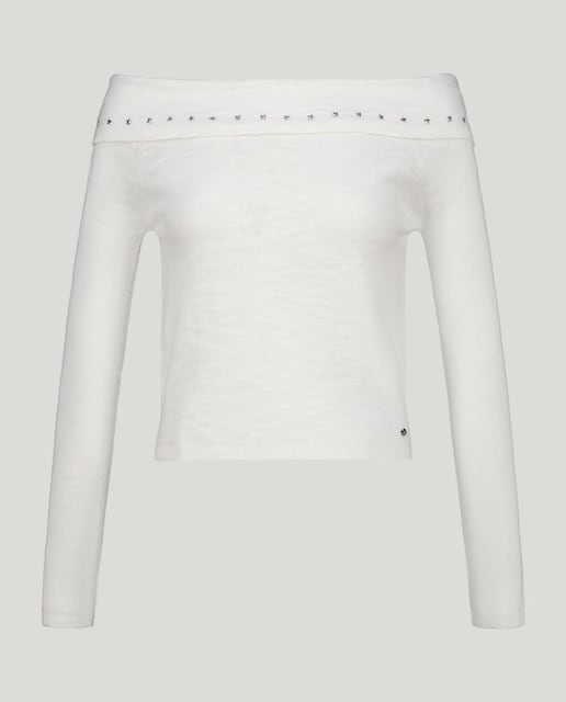 Imagen 0 de Jersey de mujer con escote bardot