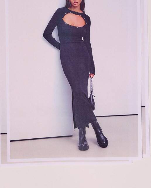 Imagen 0 de Vestido con apertura