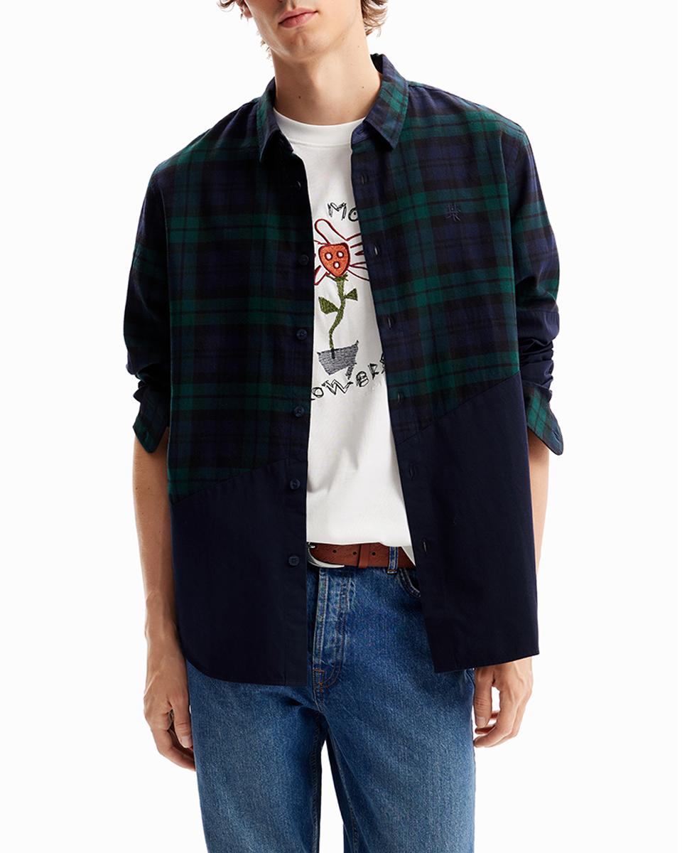 Imagen 0 de Camisa cuadros patch