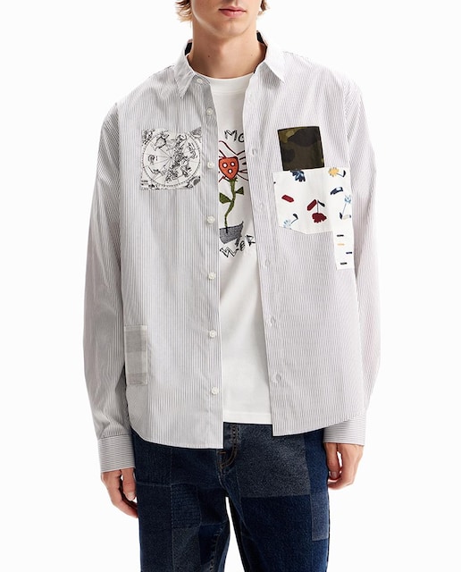 Imagen 0 de Camisa rayas patch
