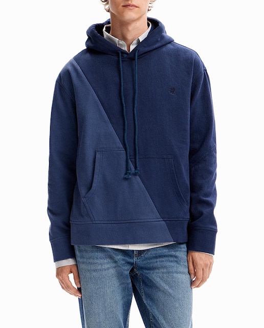 Imagen 0 de Sudadera bicolor capucha