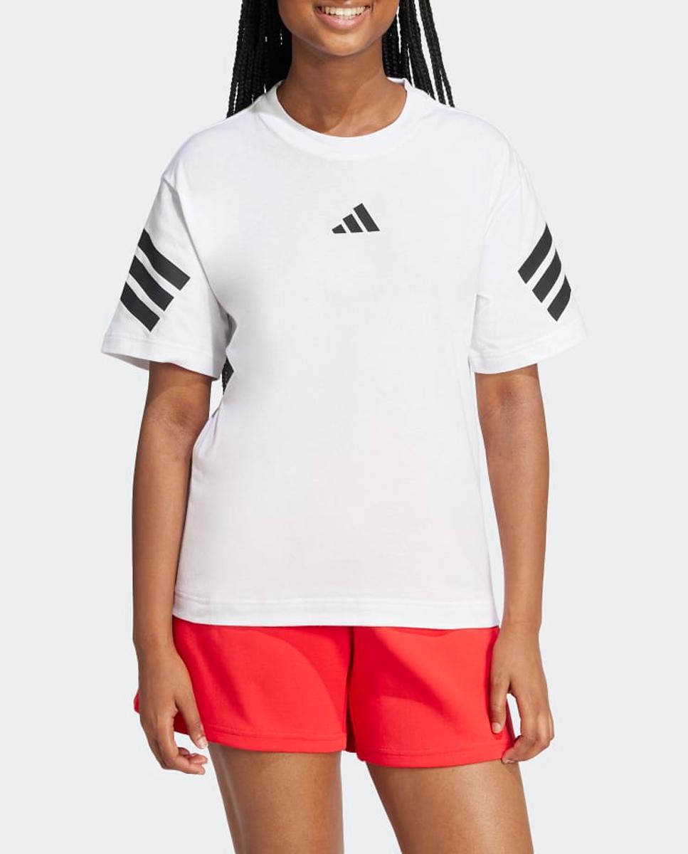 Imagen 0 de Camiseta de mujer Future Icons 3 bandas Adidas