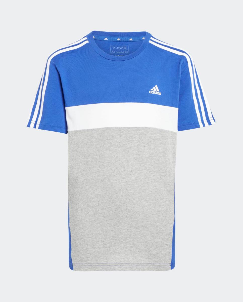 Imagen 0 de Camiseta de niños Tiberio Colorblock Cotton 3 bandas adidas