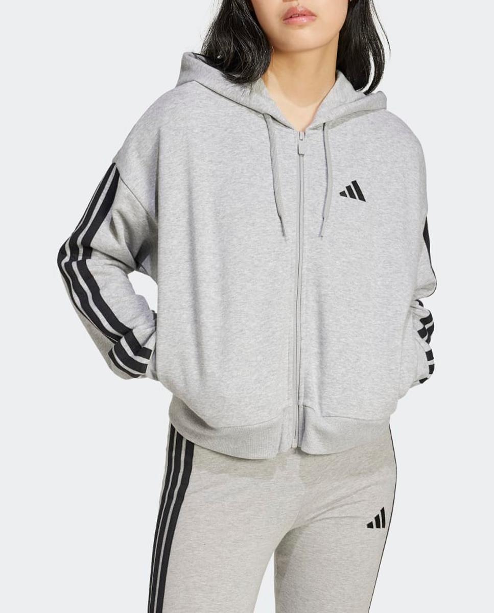 Imagen 0 de Chaqueta de mujer con capucha Essentials French Terry 3 bandas Adidas