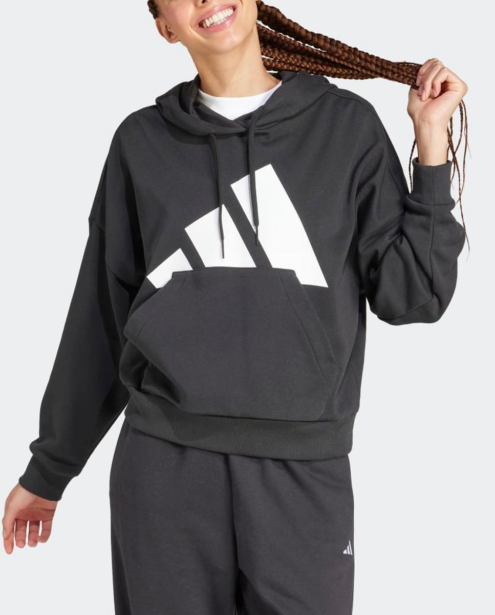 Imagen 0 de Sudadera de mujer con capucha Essentials Big Logo French Terry Loose Adidas