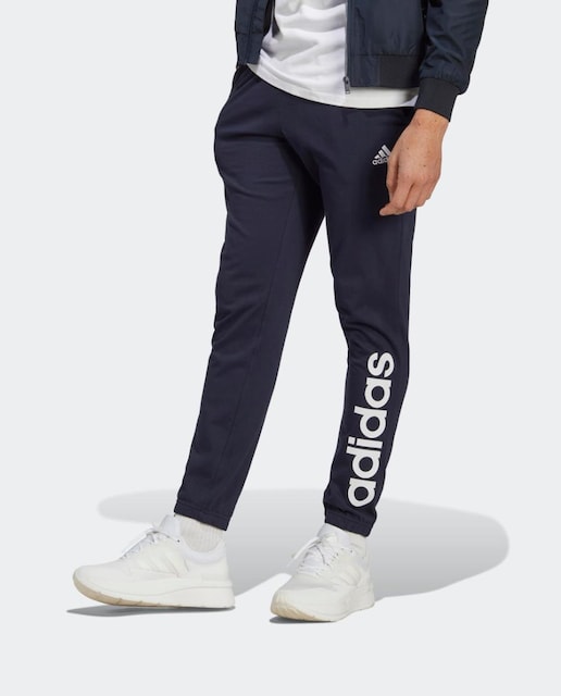Imagen 0 de Pantalón de hombre Essentials Single Jersey Tapered Elasticized Cuff Logo adidas