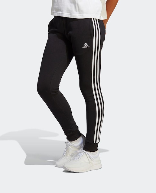 Imagen 0 de Pantalón de mujer Essentials French Terry Cuffed 3 bandas adidas