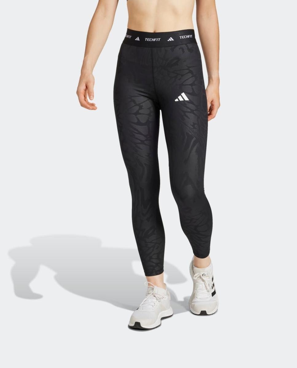 Imagen 0 de Mallas 7/8 de mujer Techfit Printed Adidas
