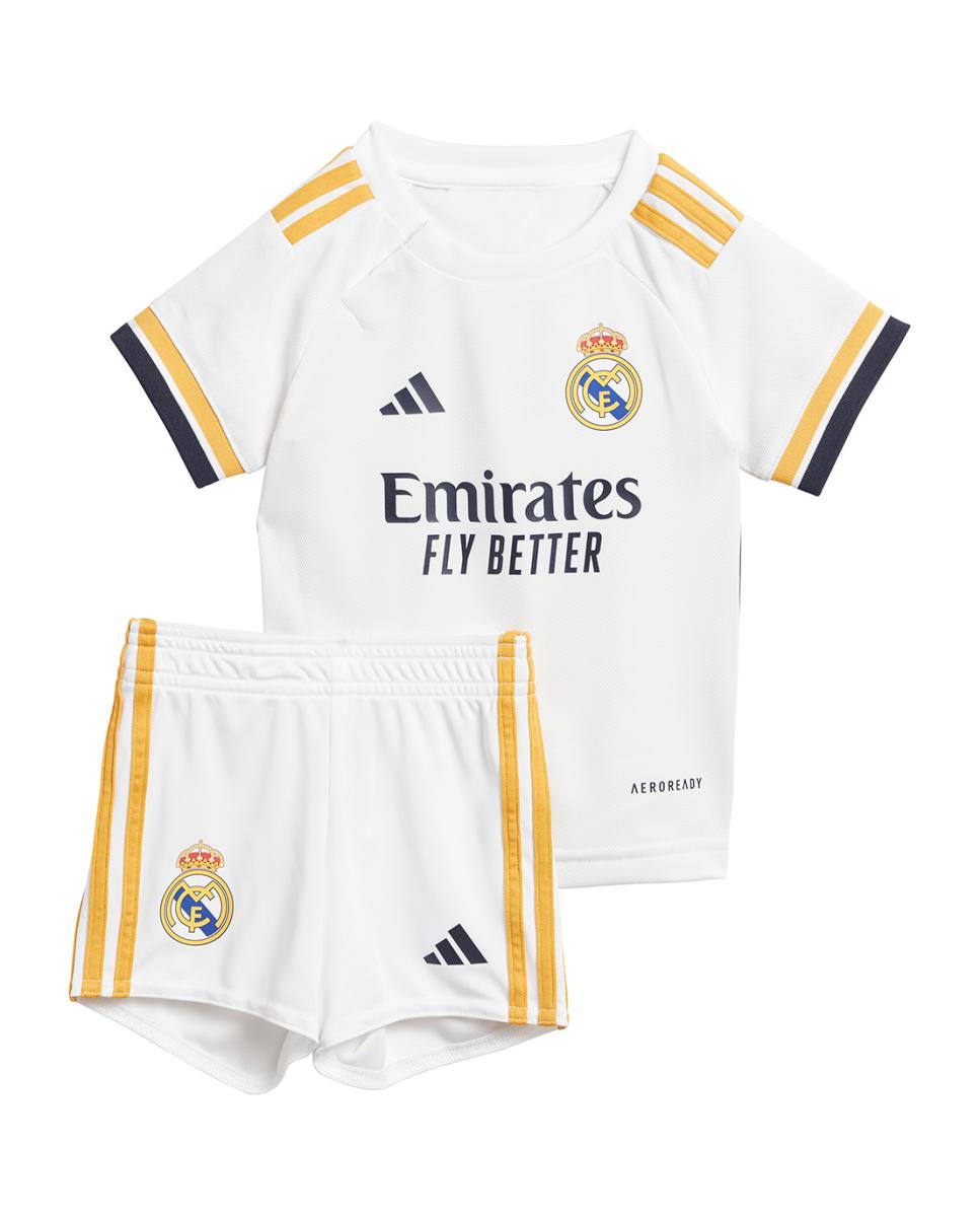 Imagen 0 de Mini conjunto de bebés 1ª Equipacion Real Madrid CF 2023-2024 adidas