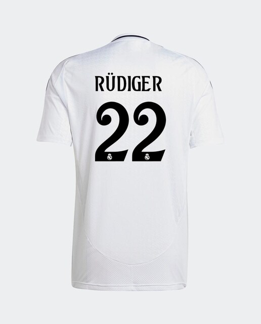 Imagen 0 de Camiseta de hombre 1ª equipación Real Madrid CF 2024-2025 Rüdiger 22 Adidas