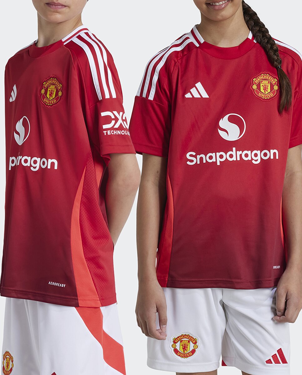 Imagen 0 de Camiseta de niños 1ª equipación Manchester United 2024-2025 Adidas