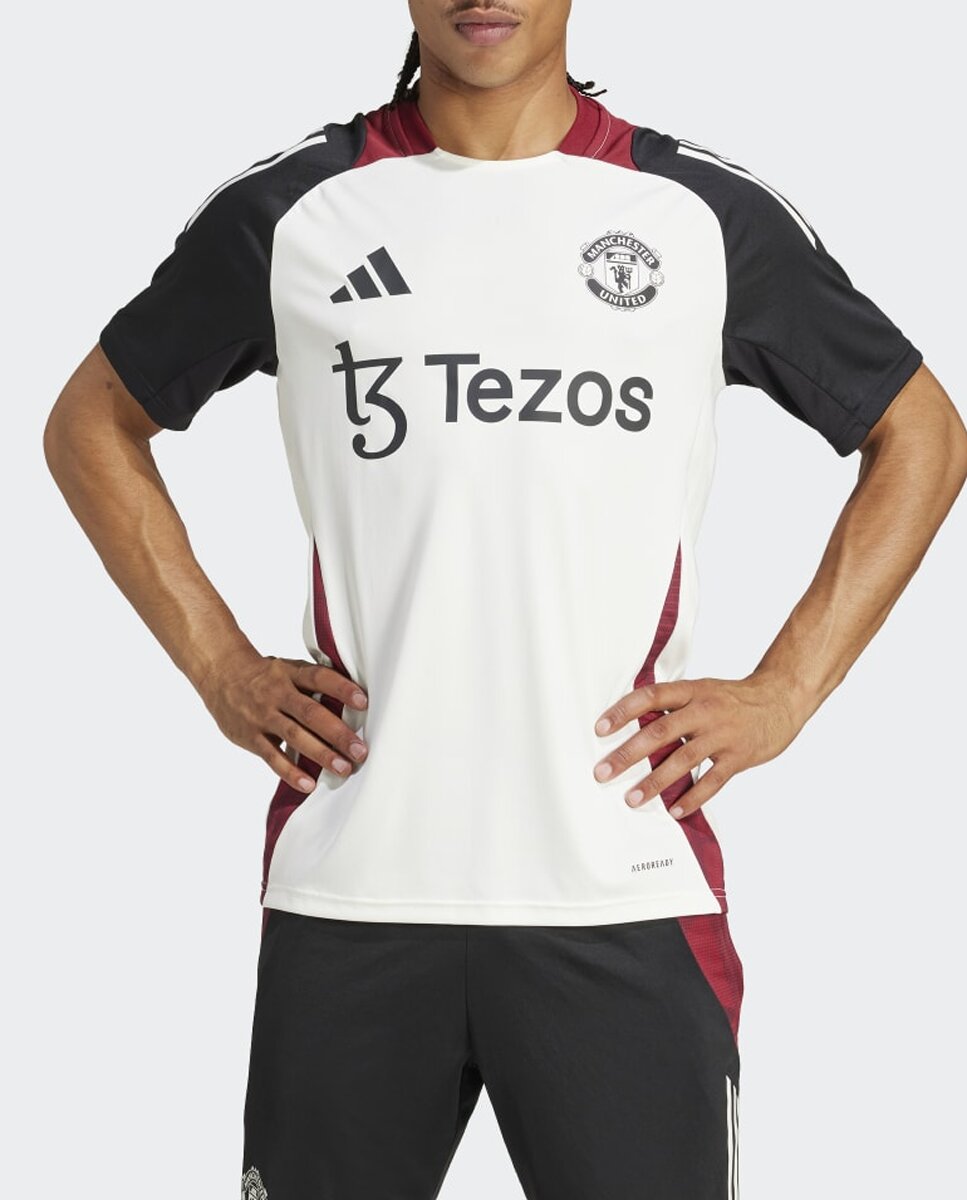 Imagen 0 de Camiseta de hombre entrenamiento Manchester United Tiro 24 Adidas