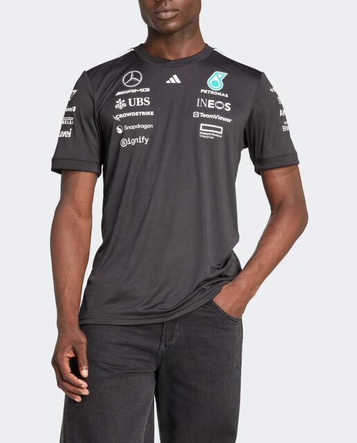 Imagen 0 de Maillot de piloto negro del equipo Mercedes - AMG Petronas de Fórmula 1 Adidas