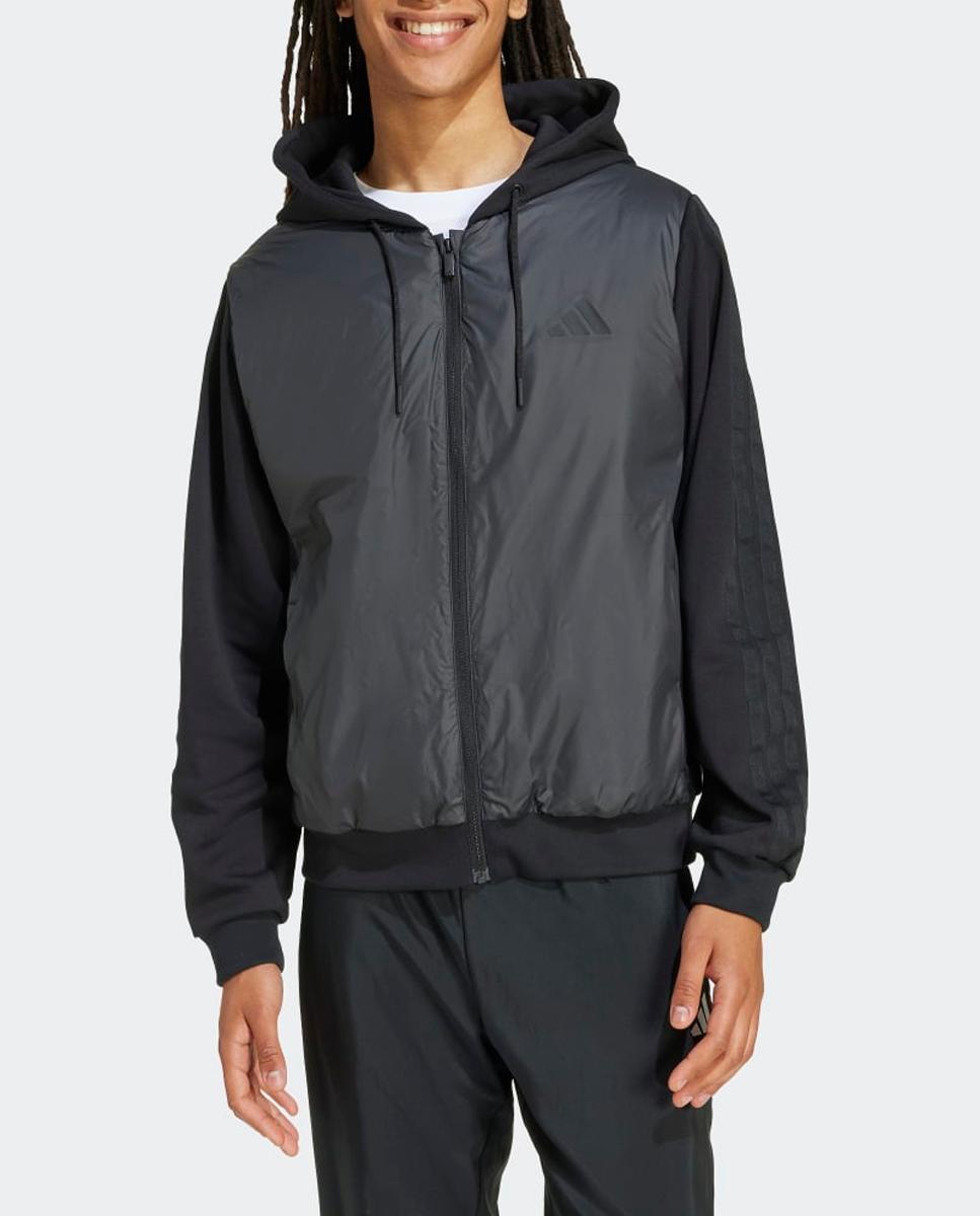 Imagen 0 de Sudadera de hombre Essentials CLIMAWARM 3-Stripes Insulated Hooded Hybrid adidas