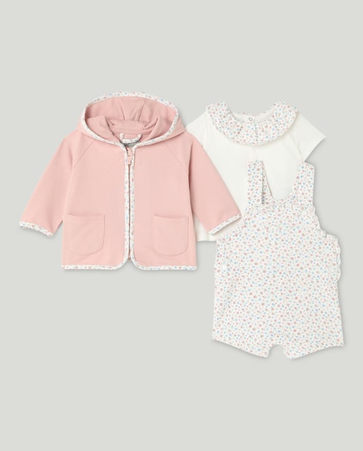 Imagen 0 de Conjunto de tres piezas de bebé niña