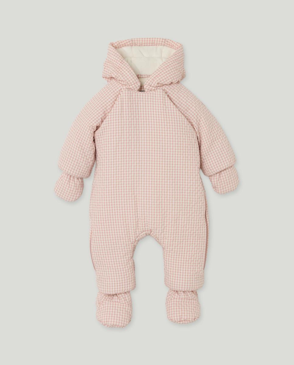 Imagen 0 de Buzo nylon de bebé, pie + mano y  vichy