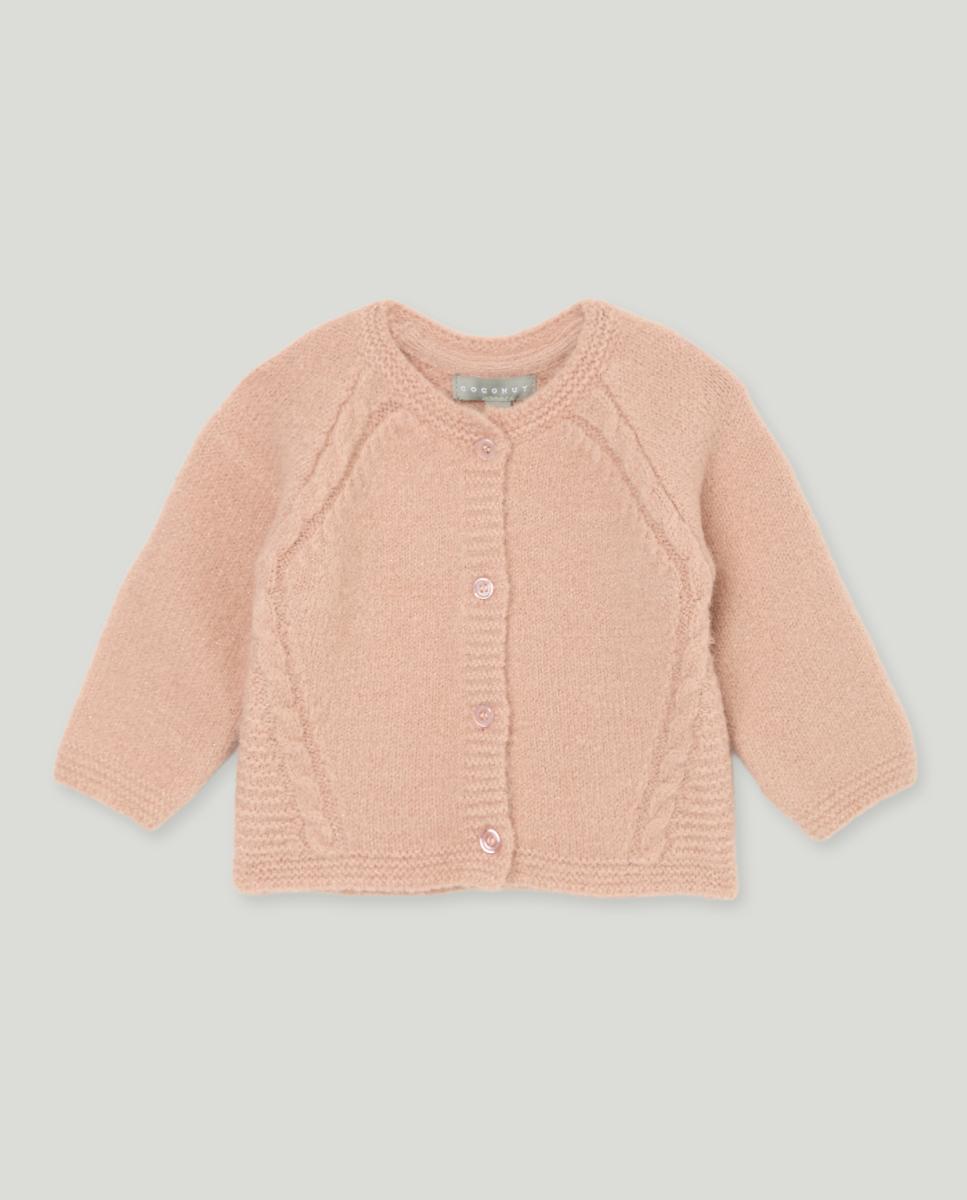 Imagen 0 de Chaqueta a cadera de gala gruesa y lurex de bebé niña