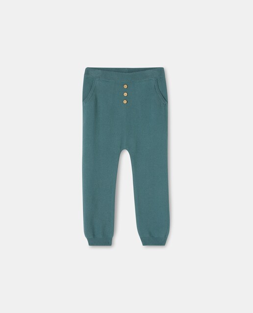 Imagen 0 de Pantalón de bebé niño tricot liso