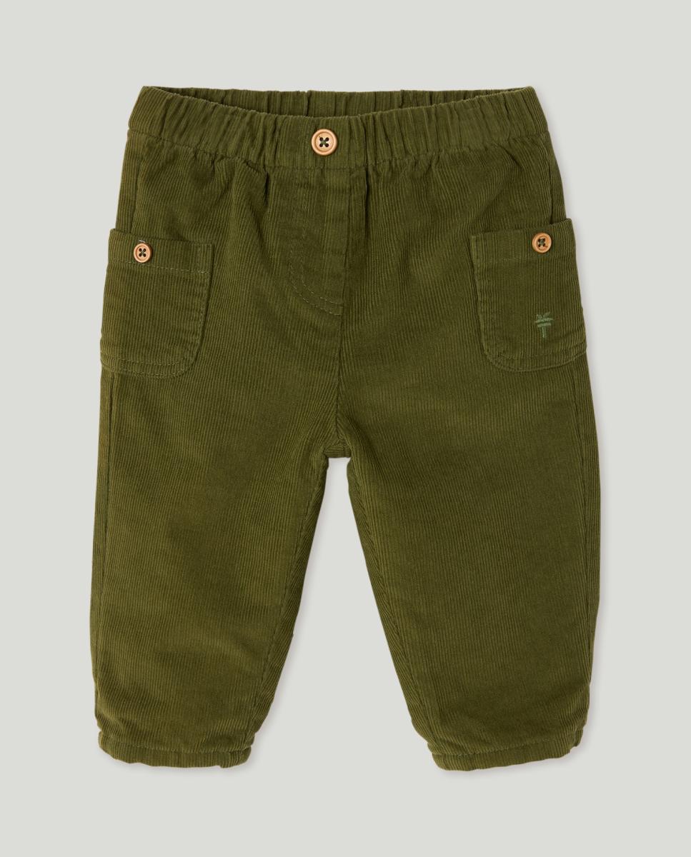 Pantalón micropana lisa con bolsillo lateral de bebé niño — oferta en Primeriti