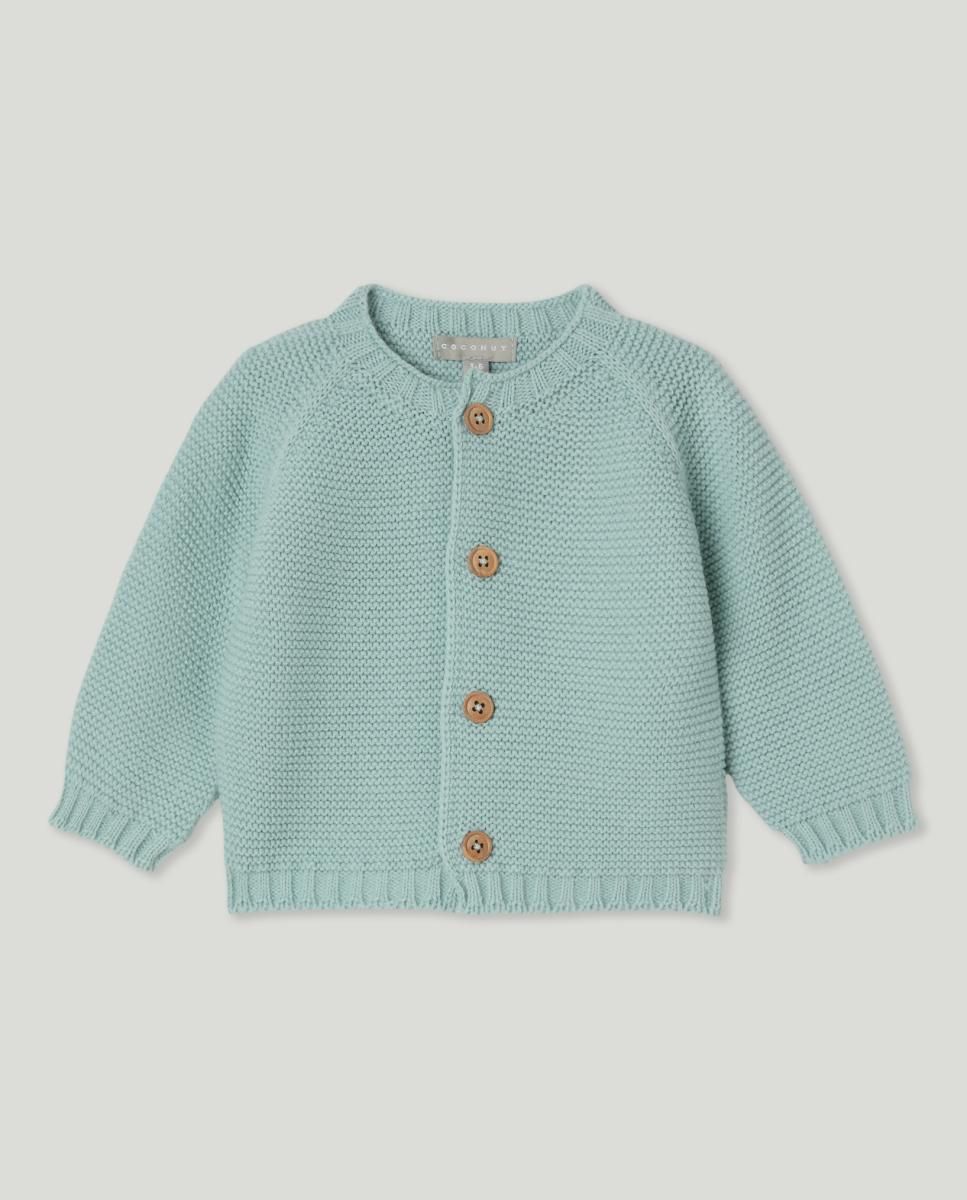 Imagen 0 de Chaqueta a cadera con botón de madera de bebé