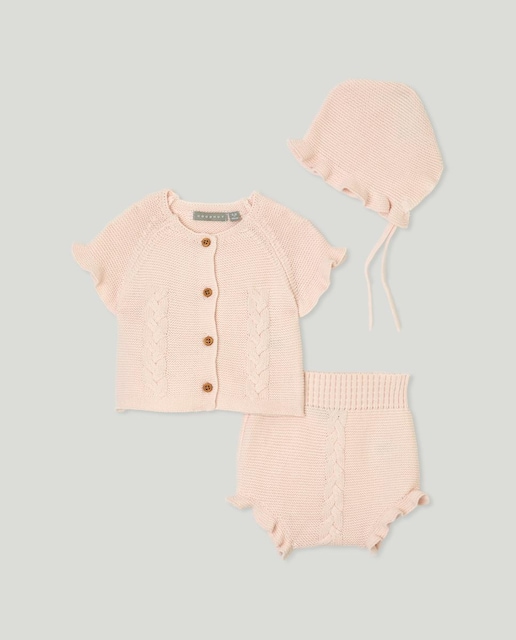 Imagen 0 de Conjunto de tricot de bebé niña
