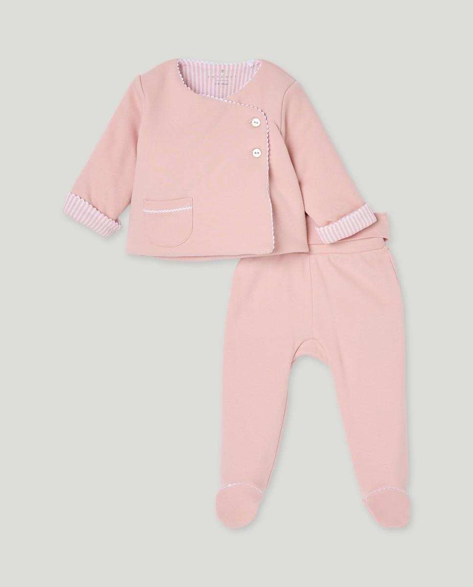 Imagen 0 de Conjunto de bebé, con bolsillo y manga larga