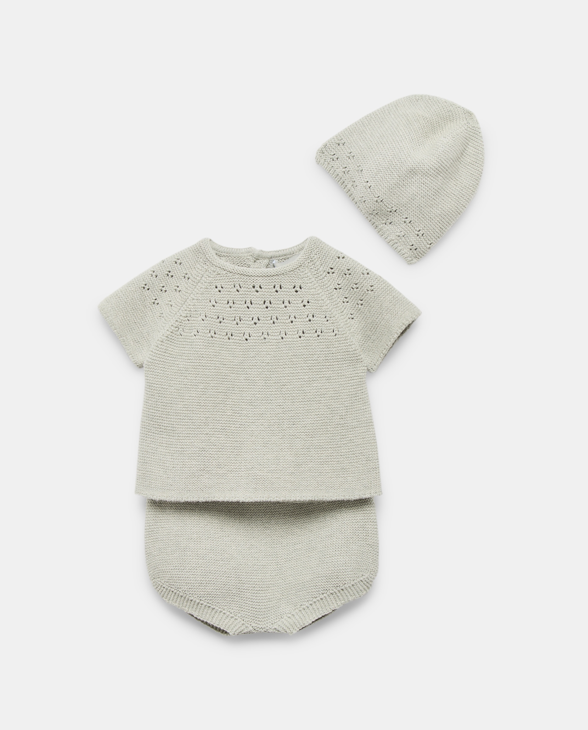 Imagen 0 de Conjunto 3 piezas tricot de bebé