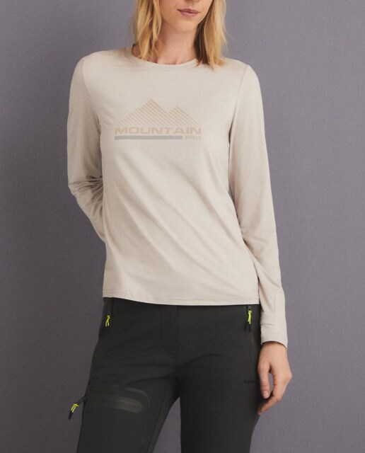 Imagen 0 de Camiseta de manga larga de montaña de mujer