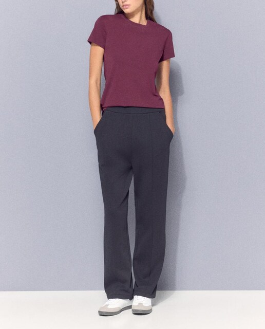 Imagen 0 de Pantalón largo ancho sportcasual de mujer Boomerang