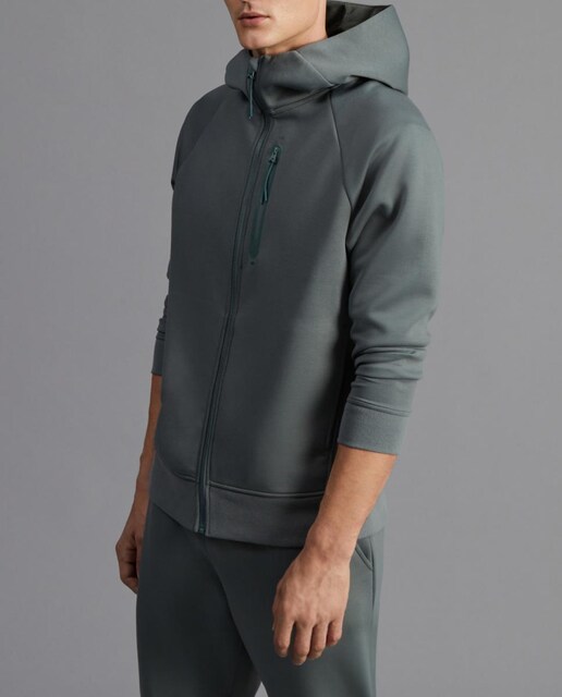 Imagen 0 de Sudadera capucha abierta de hombre