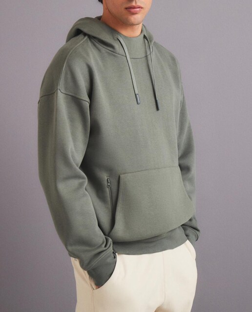 Imagen 0 de Sudadera cálida con capucha de sportcasual para hombre