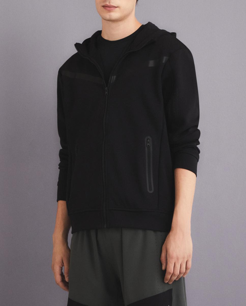 Imagen 0 de Sudadera abierta con capucha de sportcasual para hombre