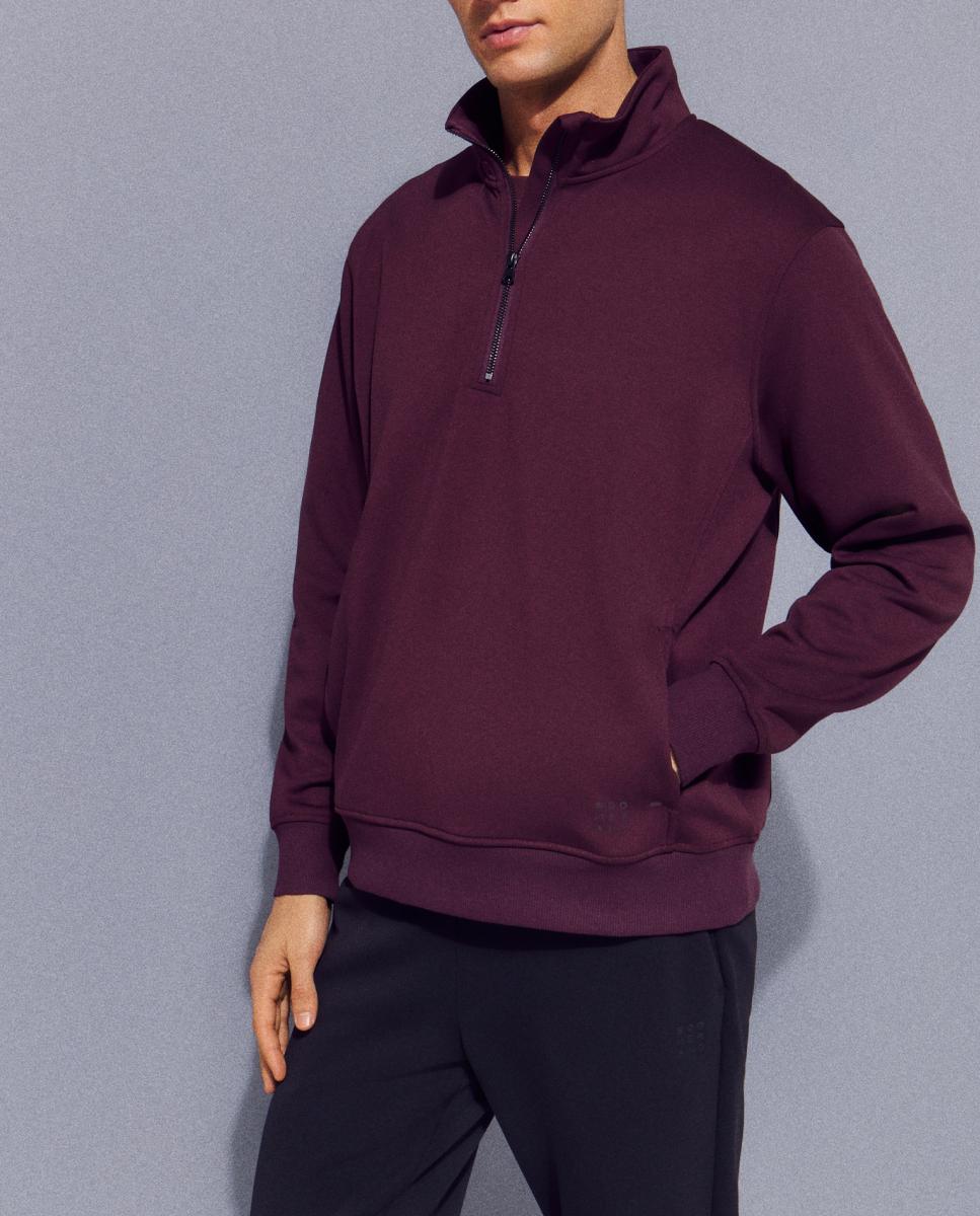 Imagen 0 de Sudadera de viscosa 1/2 zip de Sportcasual para hombre Boomerang