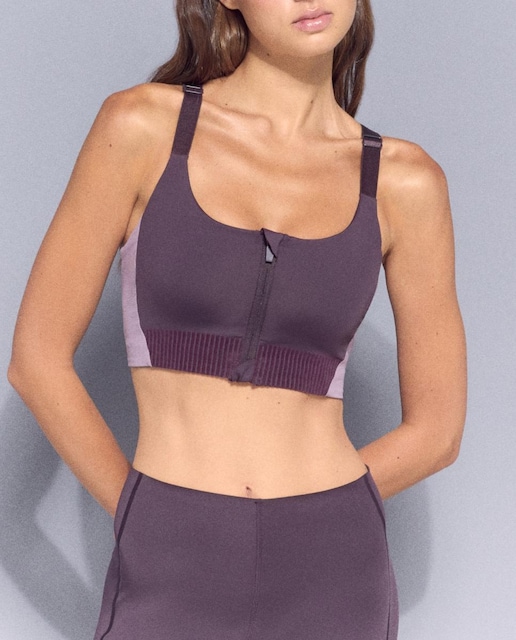 Imagen 0 de Top con cremallera training de mujer