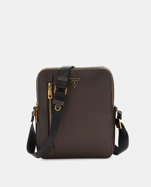 Imagen 0 de Bandolera Torino con acabado saffiano