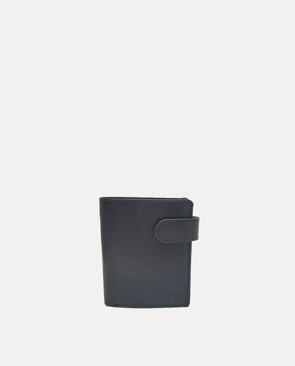Imagen 0 de Cartera antirrobo de piel con billetero y monedero