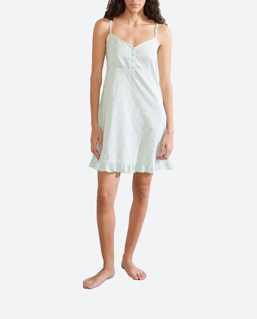 Imagen 0 de Camisón tirantes plumeti
