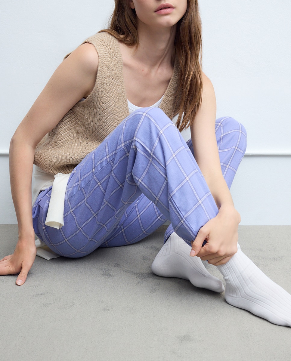 Imagen 0 de Pantalon de pijama de mujer largo estampado