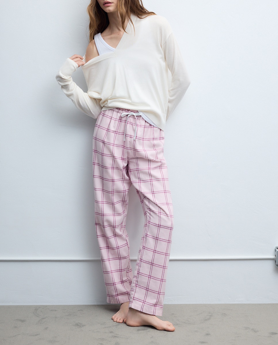Imagen 0 de Pantalon de pijama de mujer largo estampado