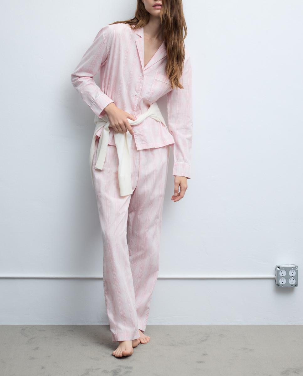 Imagen 0 de Pijama completo de mujer largo estampado