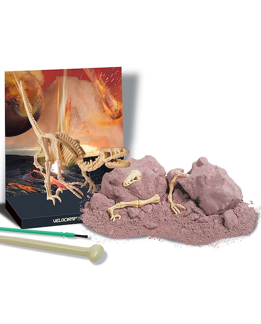Imagen 0 de Kit geológico de un velociraptor 4M construye