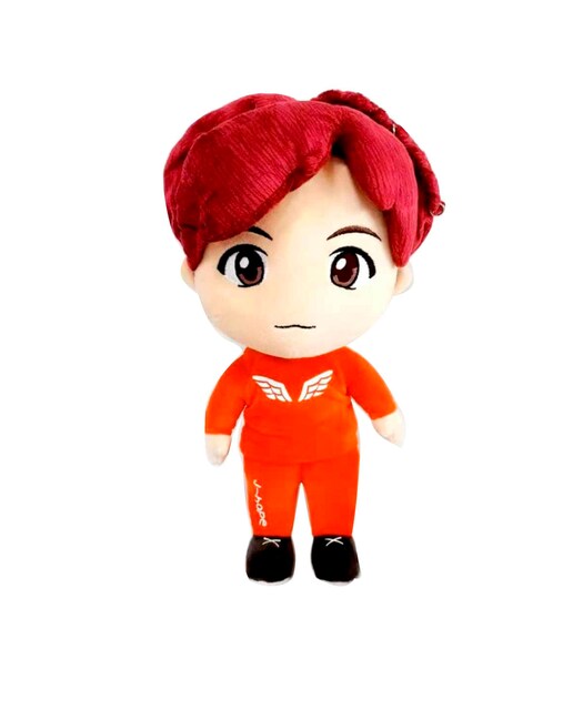 Imagen 0 de Peluche Tiny tan BTS Formna J-Hope rojo