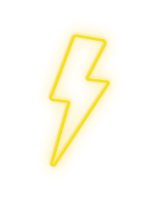 Imagen 0 de Señal de Neón Candyshock Small Bolt