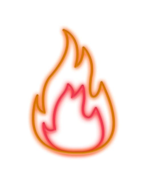 Imagen 0 de Señal de Neón Candyshock Small Fire