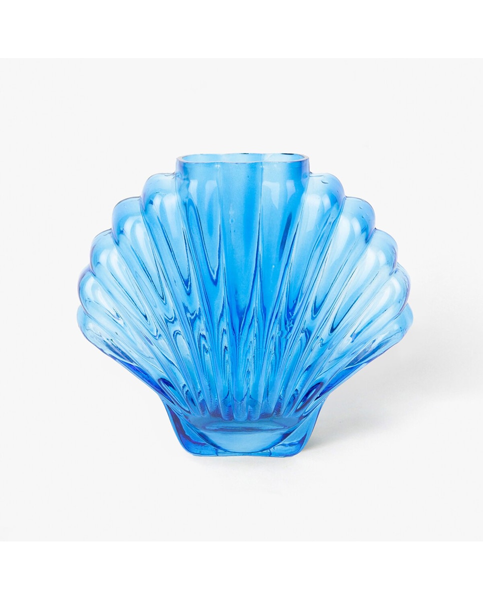 Imagen 0 de Jarrón DOIY shell azul covalto