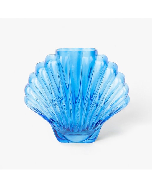 Imagen 0 de Jarrón DOIY shell azul covalto