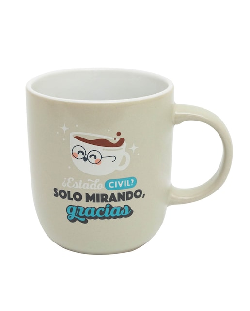 Imagen 0 de Taza Mr Wonderful: Estado civil: solo mirando, gracias