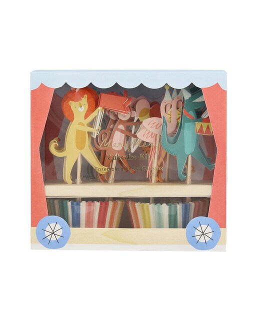 Imagen 0 de Cupcake kit Meri Meri desfile de animalitos